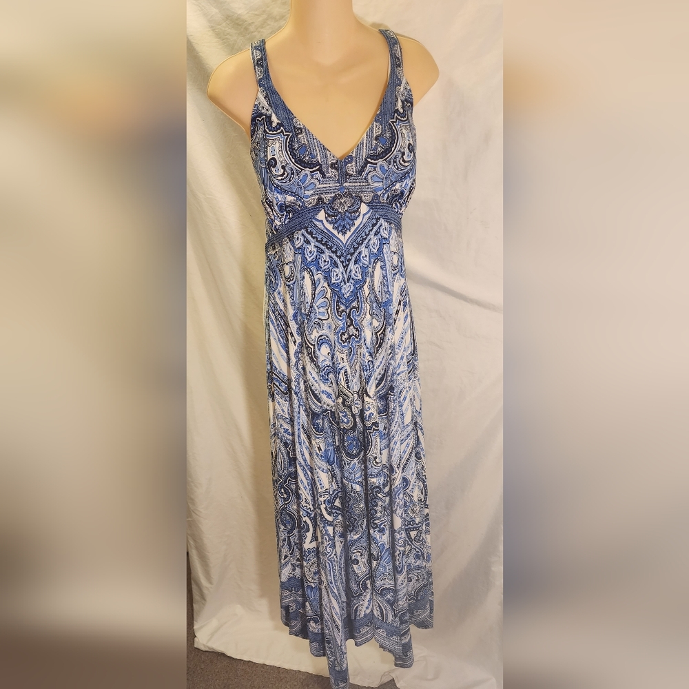 INTERNATIONAL CONCEPTS LG LONG PAISLEY DRESS
